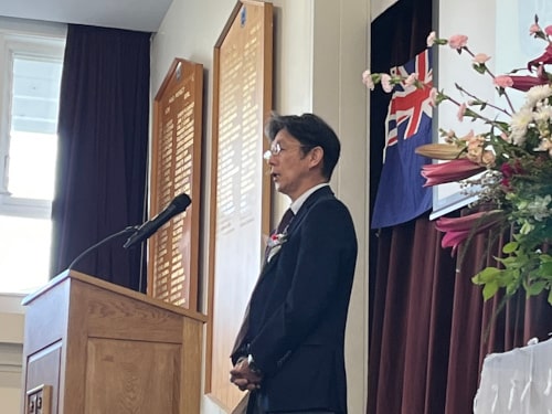 祝辞：江川二水会会長